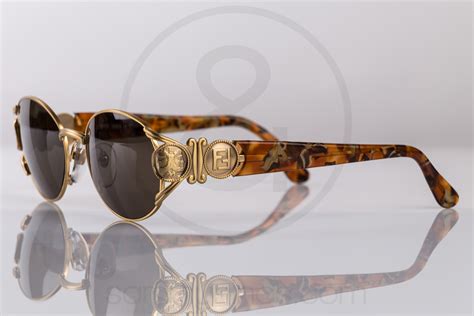 fendi fs 296 col 034 161|Fendi Fs 296 Gold Logo Tortoise Sunglasses .